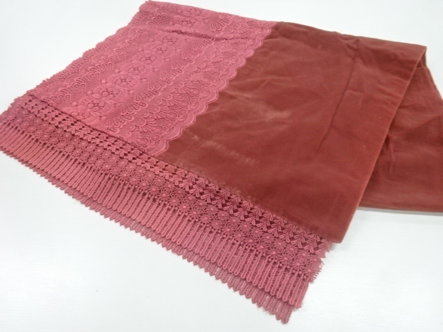 ビロードレース花模様ショール